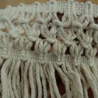 Frange coton ecru avec embase epis 3