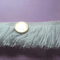 Frange de lainage acrylique blanche 2 