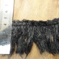 Frange elastique laine angora gris chine 3 