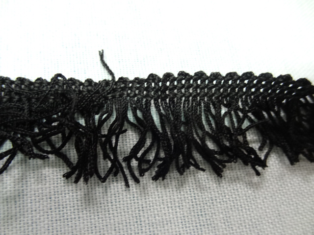 Frange en polyester noire38