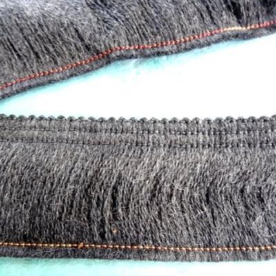 Frange laine gris moyen 1 