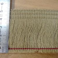 Frange laine melangee teinte kraft 55 mm 2 