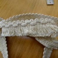 Frange lin coton melanges courte bord croquet 1