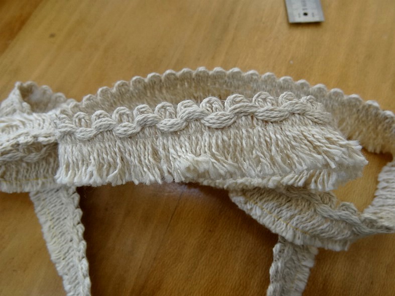 Frange lin coton melanges courte bord croquet 1