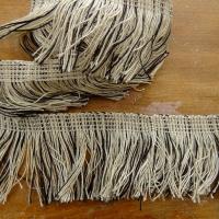 Frange teinte champagne et noir