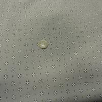 Gabardine coton lycra motif fleurs provencales fond beige 2 