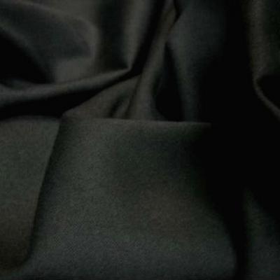 Gabardine coton lycra noire1