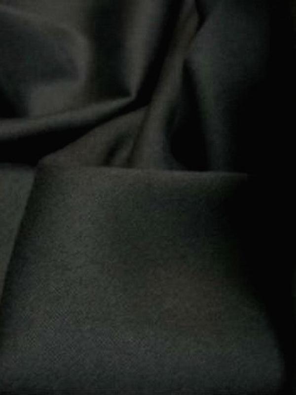 Gabardine coton lycra noire1