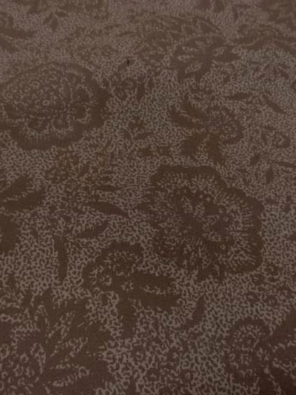 Gabardine coton lycra ton marron1