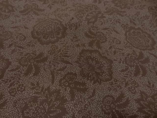 Gabardine coton lycra ton marron1
