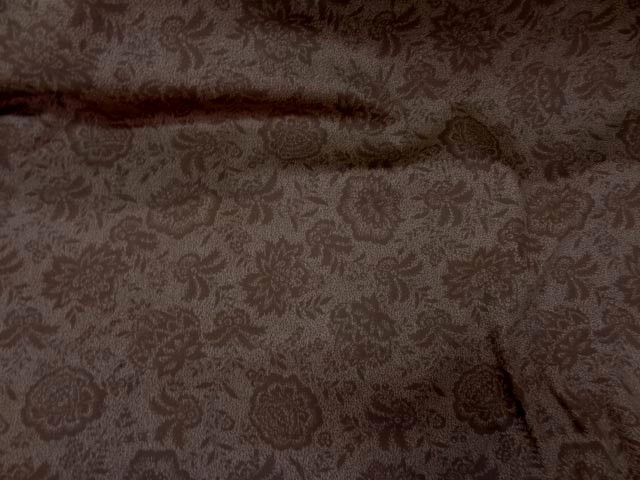 Gabardine coton lycra ton marron3