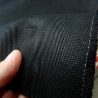 Gabardine coton serge noire 2 