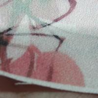 Gabardine legere motif abstrait avec embase 5 