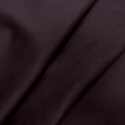 Gabardine lycra en coton prune 0