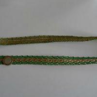 Galon ancien or et vert menthe 1 