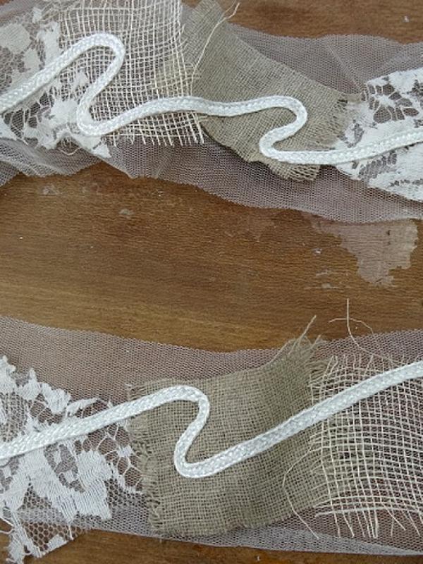 Galon ariane resille blanche lin et dentelle 1