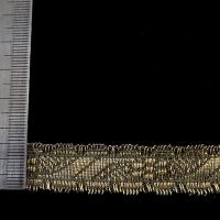 Galon art deco vieil or et gris 2