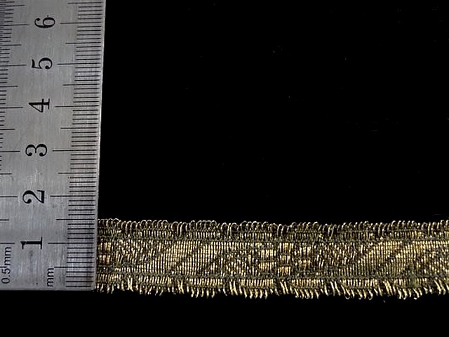 Galon art deco vieil or et gris 2