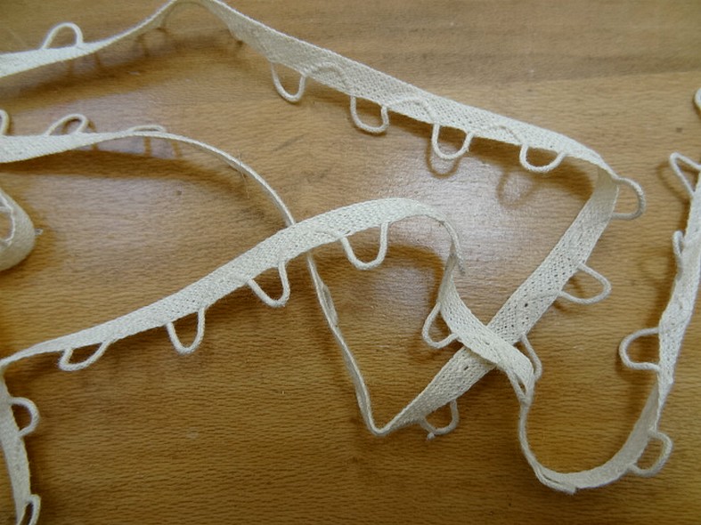 Galon brides en lin fin ecru 1