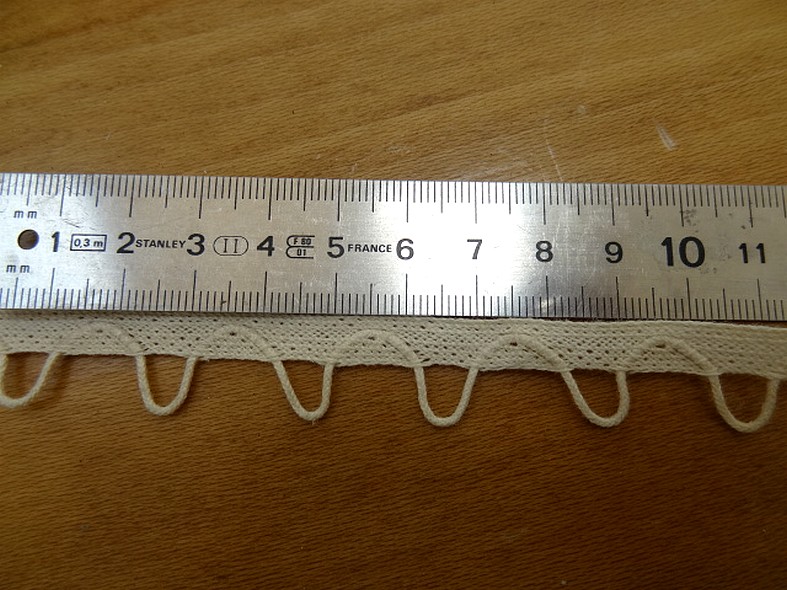 Galon brides en lin fin ecru 3