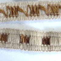 Galon cache cache beige clair et caramel 01 1