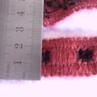 Galon cache cache framboise noir 2