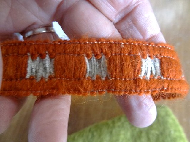 Galon cache cache safran beige 3