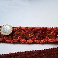 Galon colibri velours chenille corail 2