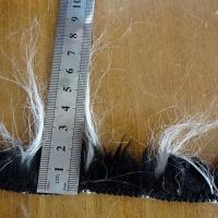 Galon cruella noir blanc en laine 2 