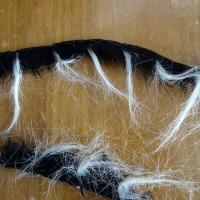 Galon cruella noir blanc en laine 3