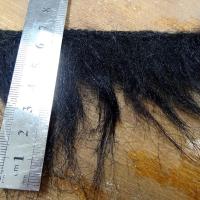Galon cruella noir fausse fourrure 2 