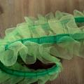Galon d organza bouillonnant vert anis 1 