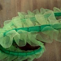 Galon d organza bouillonnant vert anis 1 