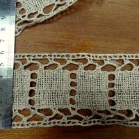 Galon dentelle de lin naturel 2 