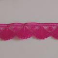Galon dentelle fine fuchsia 3
