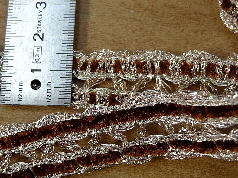 Fil chenille Caramel - Fil chenille Caramel - Fils et Fantaisies