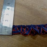 Galon elastique rubans boucles bleu marine 3 