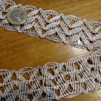 Galon elfique metal or blanc 1 
