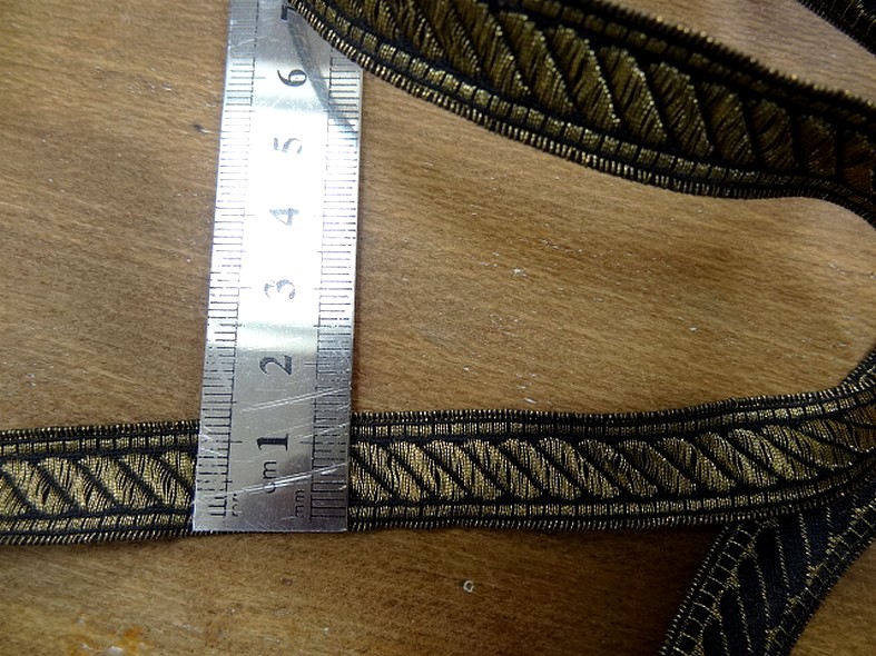 Galon empire noir et vieil or