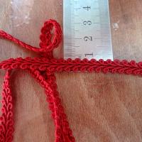 Galon epi de ble rouge en viscose 2