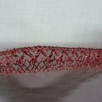 Galon fils lurex framboise 1