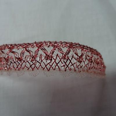 Galon fils lurex framboise 3 