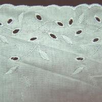 Galon jersey coton finition broderie anglaise blanc 1 