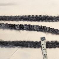 Galon laine melangee gris chine 1 