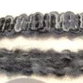 Galon laine melangee gris chine 3 