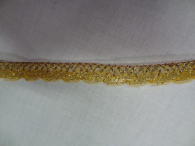 Galon lurex or jaune 1 