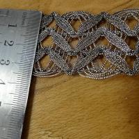 Galon metal elfique vieil argent 3 