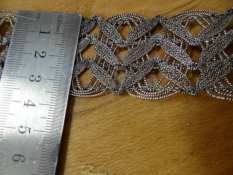 Galon metal elfique vieil argent 3