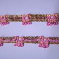 Galon opera lurex vieil or et rose 3 