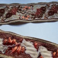 Galon origine ecru saumon bordeaux 2 